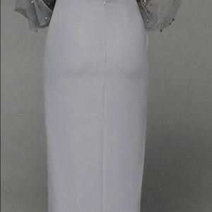 Brand new wedding formal evening cocktail gown new, dry clean, plus size 20-22